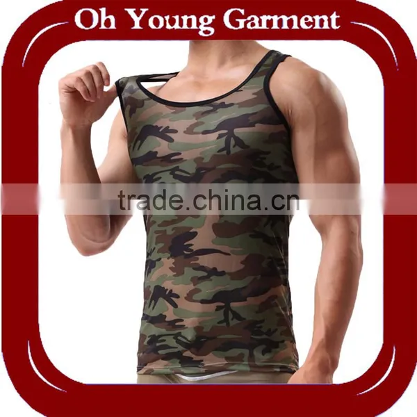 Wholesale High Quality Man Sublimation Camo Vest