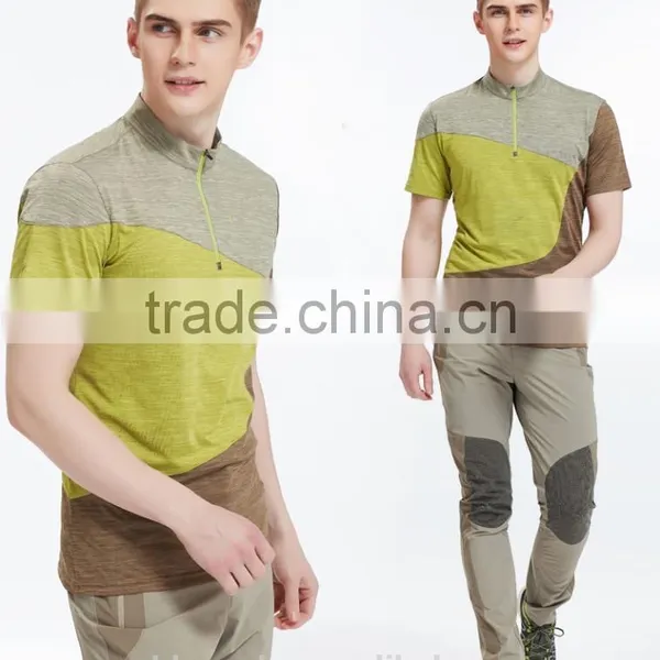 Unisex Splicing Colorful Lycra Fitness Clothing photo-2