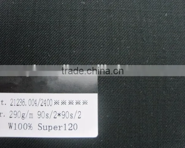 Super Quality Worsted 100% Wool Fabric Wholesale for Suiting