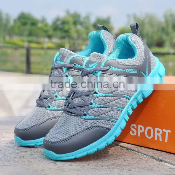 MLS01083 2017 New Red Mesh Design Lace up Style Eva Sole Sport Shoes Women photo-5