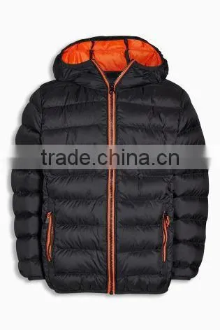 OEM Winter High Quality Multi Color Zipper Long Sleeve Kids Down PaddedJacket for Boys photo-3