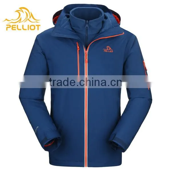 Wholesale OEM Mens 3 In1 Waterproof 10000mm Outdoor Jacket photo-5