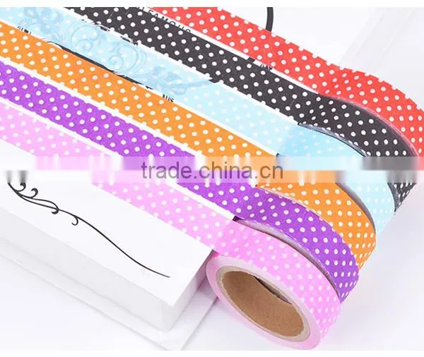 1.5cm*1m Pokla Dot Pattern Washi Deco Tape photo-6