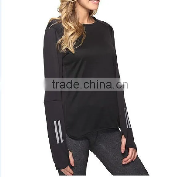 High Quality Women T-shirt Custom T-shirt Women t Shirt Wholesale China O-neck Long Sleeves t Shirt photo-2