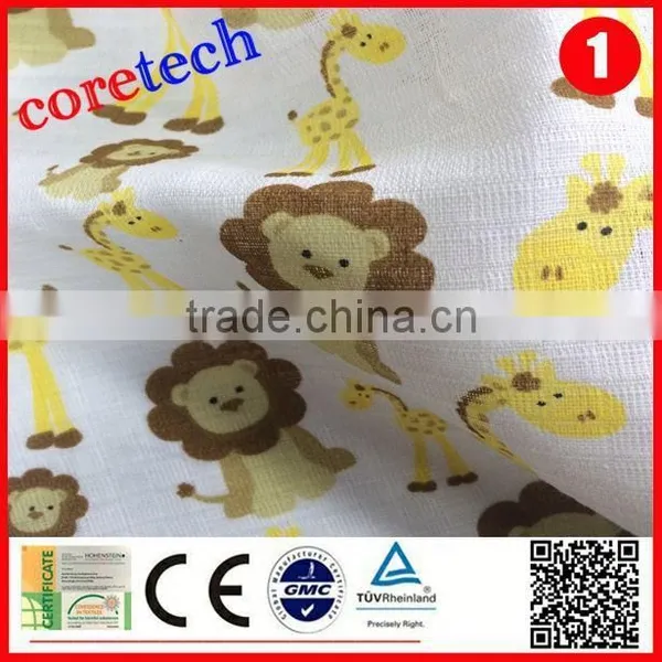 ECO-friendly Soft 100% Cotton Muslin Fabric Factory photo-2