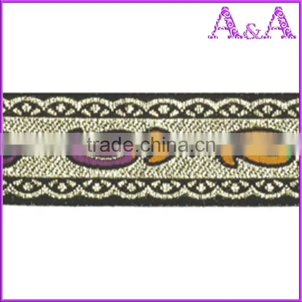 Jacquard Elastic Tape Ribbon, Jacquard Woven Tape/clothing Webbing photo-6
