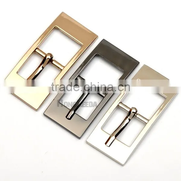 18mm Metal Alloy Belt Pin Buckle Rectangle Buckle Shinny Nickle Black Gold Bag Belt Accessories BK-027 photo-3