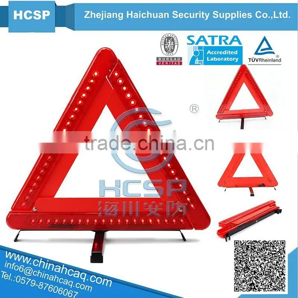 Strong Plastic Packing Unique Car Emergency Kits Warning Triangle LED,led Traffic Warning Triangle photo-4