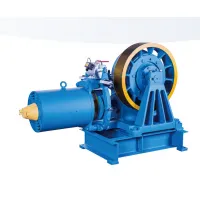 VVVF Drive Geared Traction Machine , 7000kg Static Capacity YJ245-B