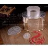 Silver Tea Bucket - Four-Season Flowers Tea Bucket photo-3