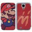Frosted Shell Samsung Leather Phone Cases , Mario Phone Cover