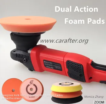 Buffing & Shine Sponge Foam Polishing Pads 6inch Orange Color photo-4