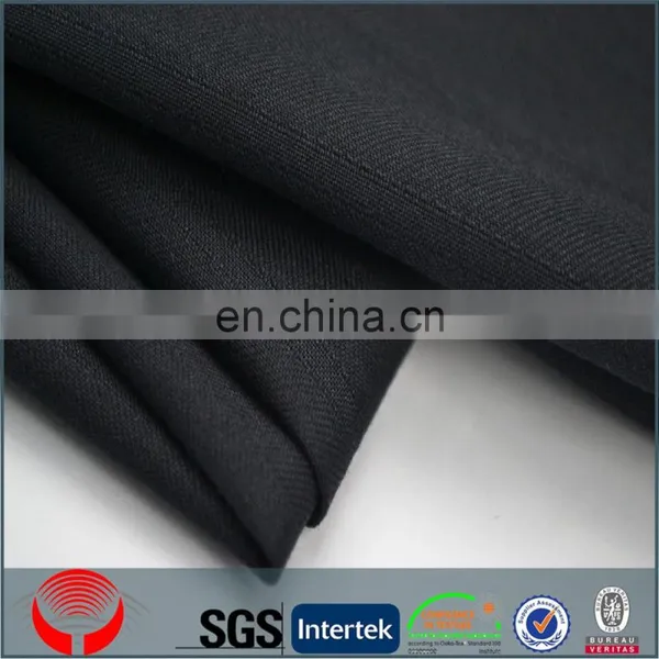 YG26-0013 Shaoxing Black Elegant Mesh Fabric for T/R Suiting photo-2