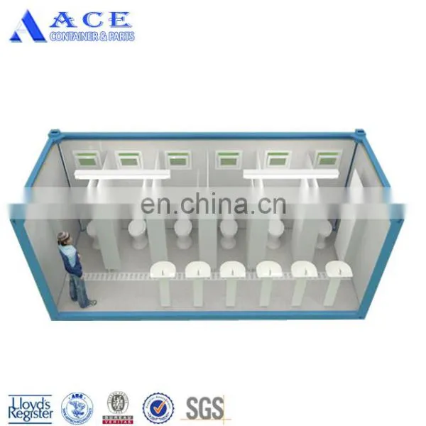 Customized New Portable and Monbile Toilet 20ft Container Toilet