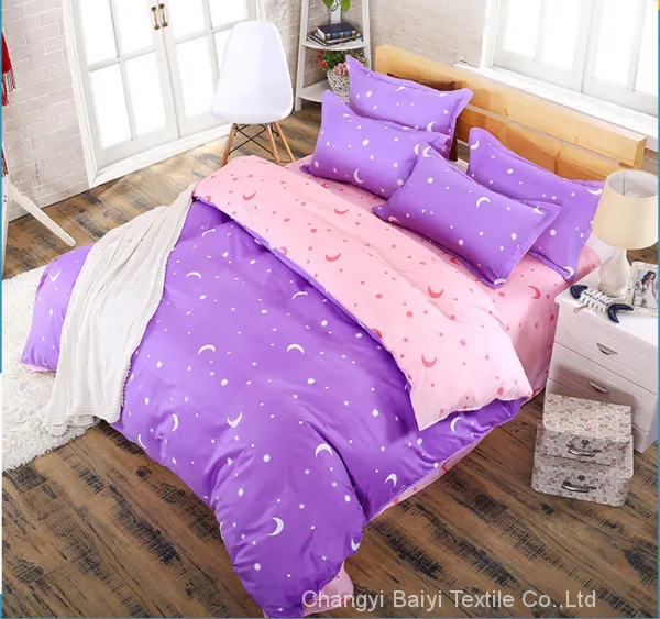 Wide Width 100 Polyester Microfiber Brushed Upholstery Fabric for Bedspread Fabric and Bedsheet Fabric photo-4
