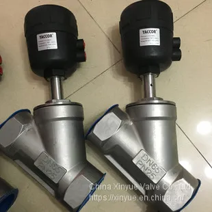 Pneumatic Threaded Angle Seat ValveStainless Steel Flange Angle Seat Valve Pneumatic Angle Seat Valve photo-5