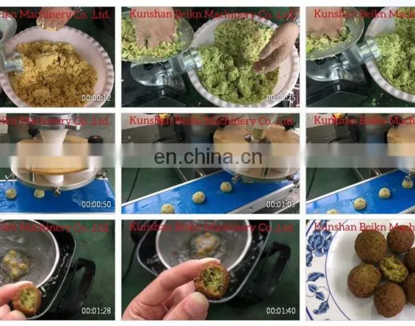 Restaurant Applicable Auto Falafel Encrusting Machine For Hot Selling photo-5