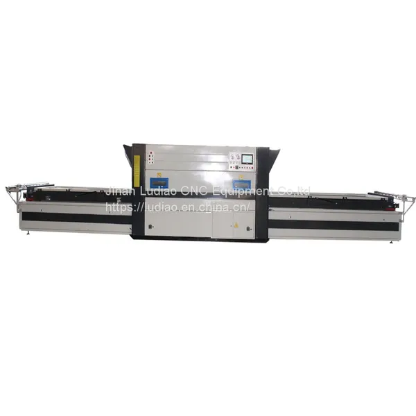 Two Tables Automatic Pvc Foil Vacuum Membrane Hot Press Laminating Machine for Wood Cabinet photo-4