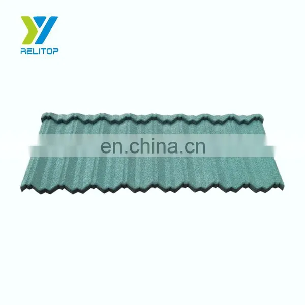 Factory Wholesale Construction Materials Lightweight Popular Modern Stone Coated Metal Roof Tiles photo-4