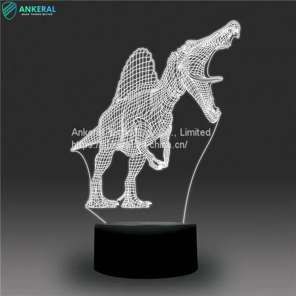 Dinosaur 3D Lamp Smart APP Bluetooth Control 3D Light photo-2