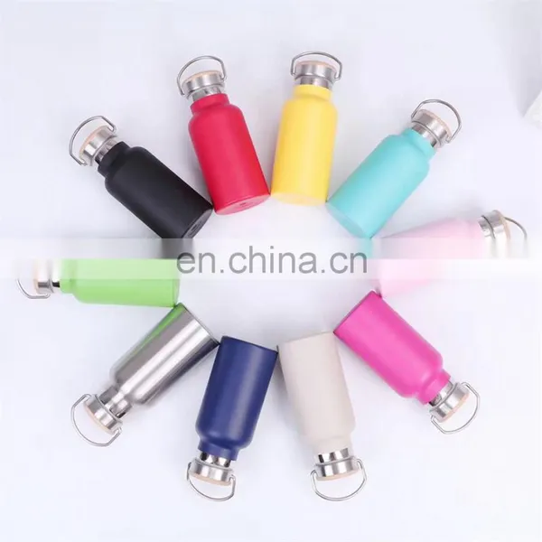 Large Capacity 500ml 750ml Wide Mouth Stainless Steel Double Wall Thermal Flask Vacuum Insulated Water Bottle Travel Cup photo-2