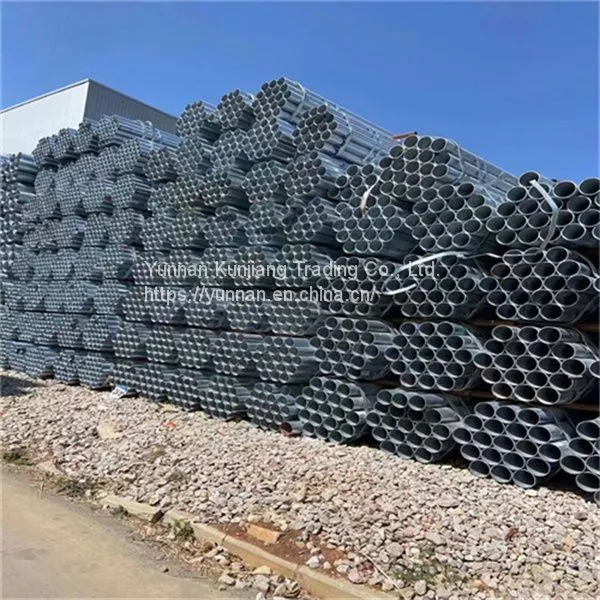 Yunnan Galvanized Steel Pipe Wholesale Q235 Hot Dip Galvanized Steel Pipe Greenhouse Vegetable Steel Pipe Specifications Are Complete photo-4