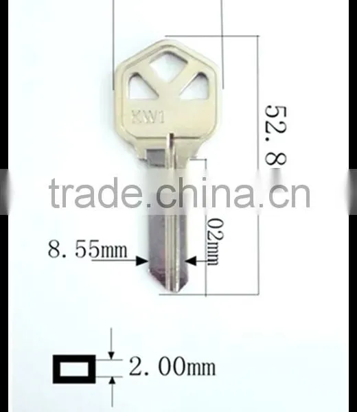KW1 High Quality Door Blank Key(Hot Sale!!!) photo-2