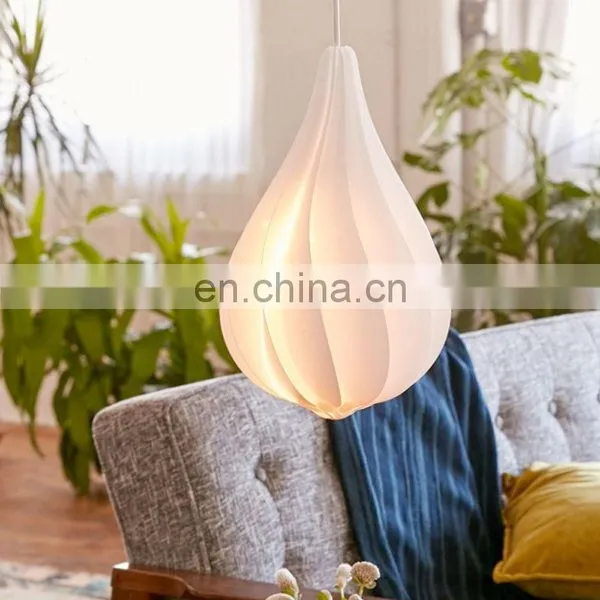 Nordic PVC LED Pendant Light Bedroom Bedside Flower Bud Hanging Lamp Creative Bar Home Small Chandelier photo-4