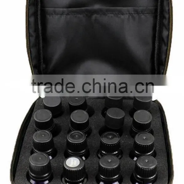 Essential Oils Carrying Case,Soft Essential Oil Storage Organizer Box,with Foam Insert,Holds (16) 5 Ml, 10 Ml, 15 ml Bottles photo-3