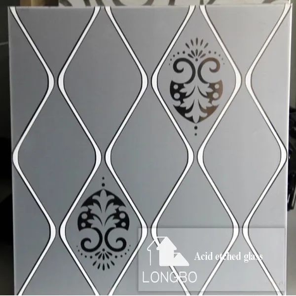 Clear and Extra Clear Acid Etched Frosted Glass for Window Door and Office Partitions With China Factory Lowest Price photo-4