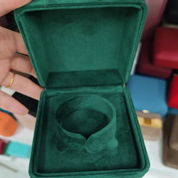 Maßgeschneiderte Samt-Polster-Edel-Juwelen/Uhrenbox mit PU oder gleichem Samt außen und Innenbeleuchtung