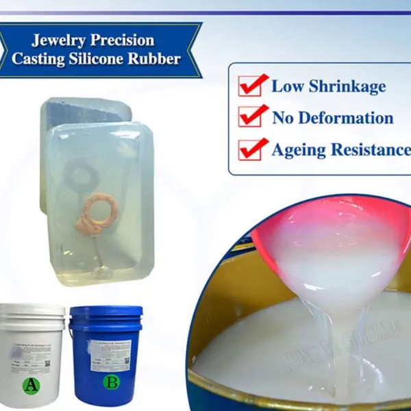 Free Sample Liquid Clear Silicone Rubber High Quality Jewelry Gems Precision Casting photo-3