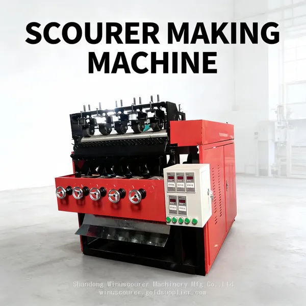 Automatic Drawing & Forming Steel Scrubber Making Machine for Sale