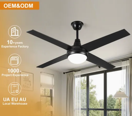 Fan light/110V hotel engineering decoration integrated ceiling fan light/variable frequency four leaf fan light（Wechat:13510231336）