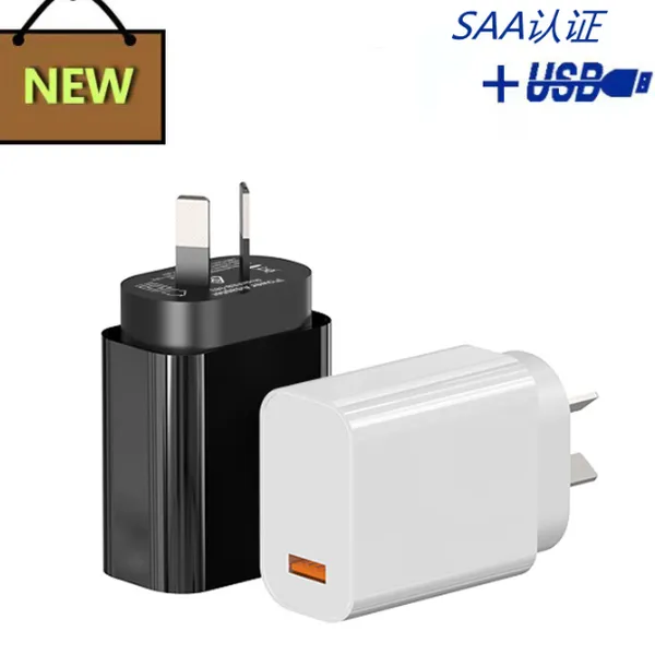 Multi-Port QC3.0 Fast Charging Adapter with Overcurrent Protection (2.4A Max)