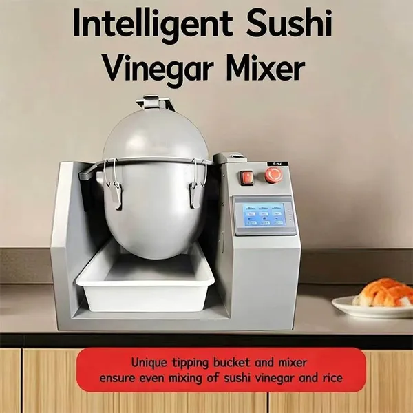 QD-016 16KG Floor-standing Intelligent Sushi Vinegar Mixer Machine Automatic Rice Mixing and Cooling for Japanese Restaurant photo-5