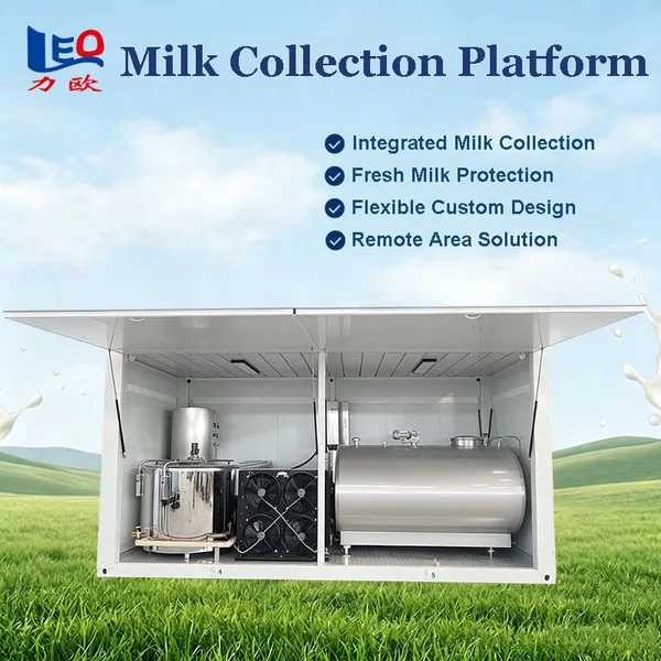 Milk Receiving Platform Stainless Steel Dairy Milk Collection Platform For Farm Raw Milk Receiving