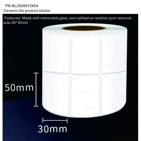 Ceramic Tile Product Sticker