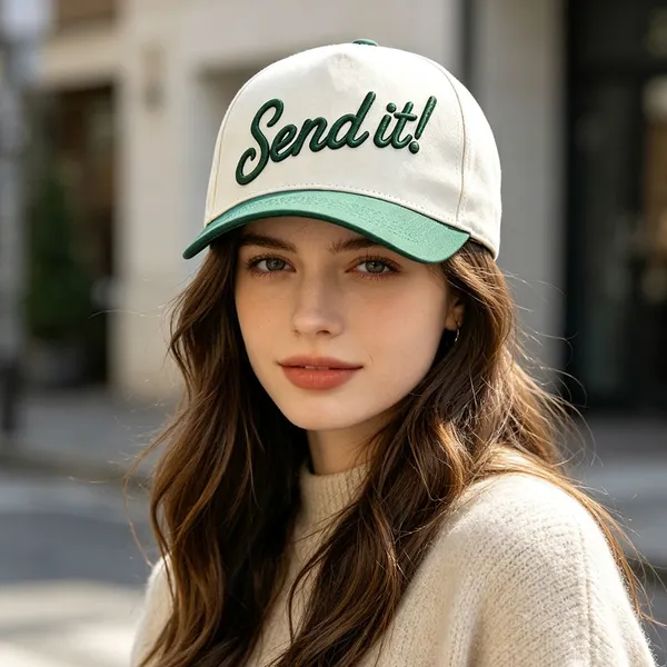 Structured Baseball Caps Custom Logo Baseball Cap Embroidery Slogan Baseball Hats