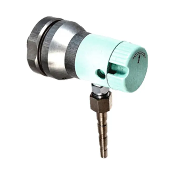 CAHOUET INDUFLOW Calibrated Orifice Gas Flow Meter With Handwheel Selector O2 N2 Air Argon Class 10 Panel Shut-Off Valve Mounted