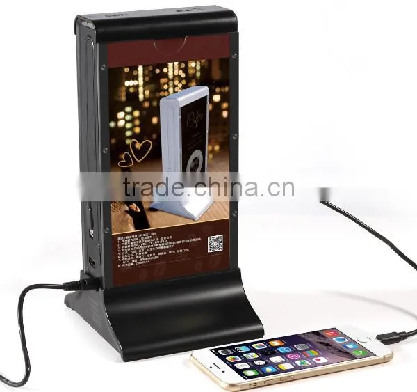 2016 Newest Table Top Charger 41600mAh Mobile Power Bank Suitable for the Restaurant/coffee Shop photo-4