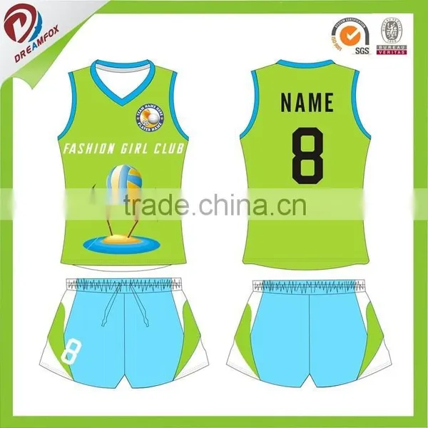 Plain New Style Design Your Own Volleyball Jersey