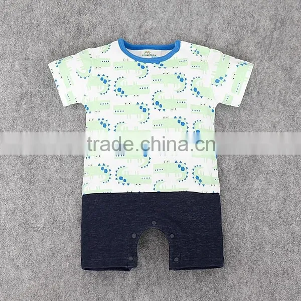Kids Clothing Lovely Baby Cartoon Printed Outfits Pure Cotton 2016 Summer Clothing Set Casual Cotton Wearing photo-5