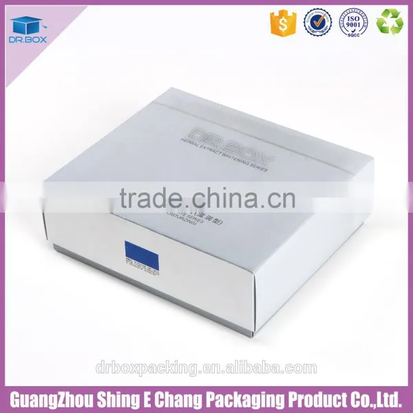 Silver White Printing Paper Cosmetics Box,cosmetic Packaging Box photo-5