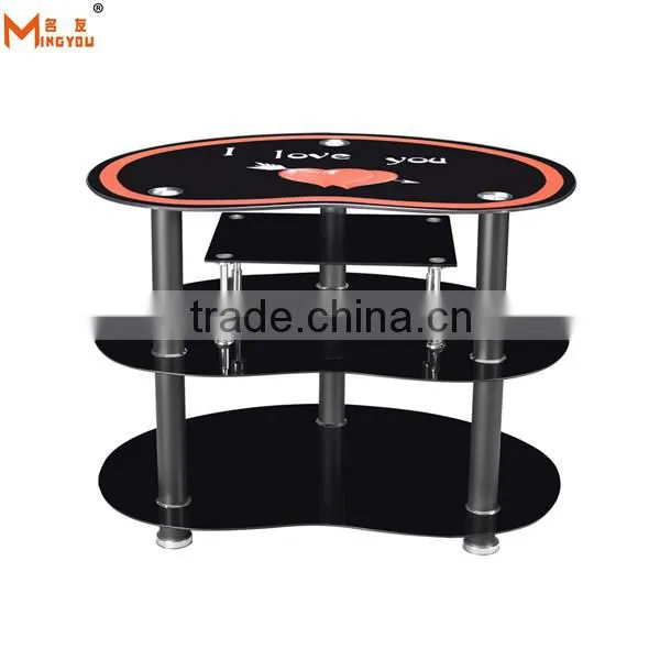 Modern Appearance Glass Corner TV Stand