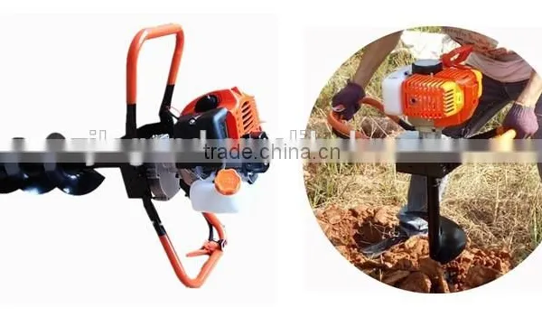 52cc Gasoline Earth Driller Machine With 100mm,150mm,200mm Bit