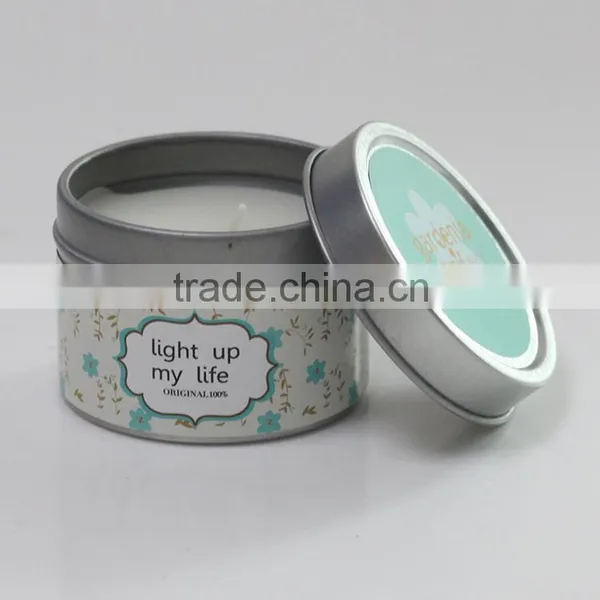 Metal Tin Candle With Metal Lid photo-5