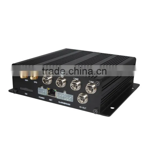 100% Factory WiFi 3G Optional Aluminum Alloy Housing 4CH SD Card Mobile DVR for Trucks photo-4