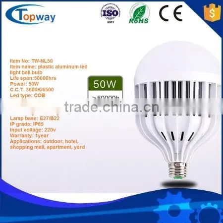 High Quality AC100-240V E27 18w 24w 36w 50w 1000 Lumen Led Bulb Lamp photo-4