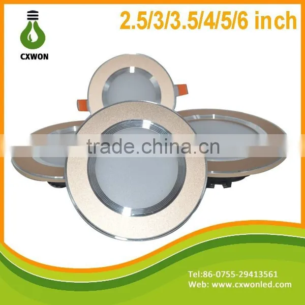 5w Elegant Golden Downlight Housing Round Aluminum Fixture 100mm Hole Size Led Downlight Wall Mounting photo-4